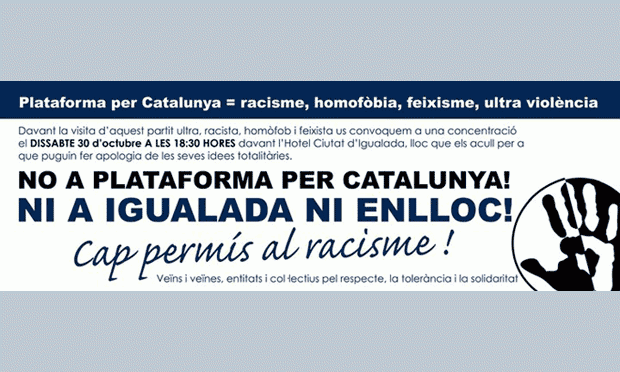 No a Plataforma per Catalunya! Ni a Igualada ni enlloc!