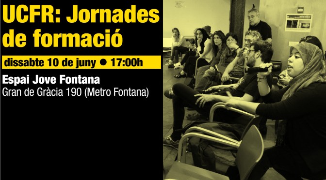 Jornades de formació · 10J, 17h · Gràcia