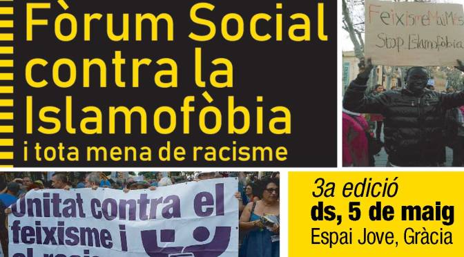 Fòrum Social contra la Islamofòbia i tota mena de racisme, 2018